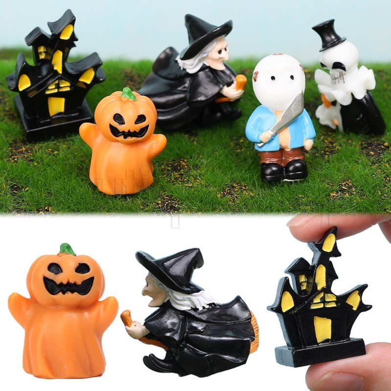 [Destaque] Enfeites De Decoração De Abóbora Fantasma De Halloween-Suprimentos Festa De Festival Doméstico-Pequenos Artes