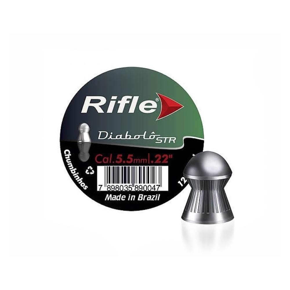 Chumbinho Rifle Diabolô Str 5,5mm - 125 Un - Str em Oferta na Shopee