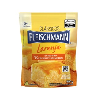 Fleischmann Mistura Para Bolo Laranja Cremoso 390G em Oferta na Shopee