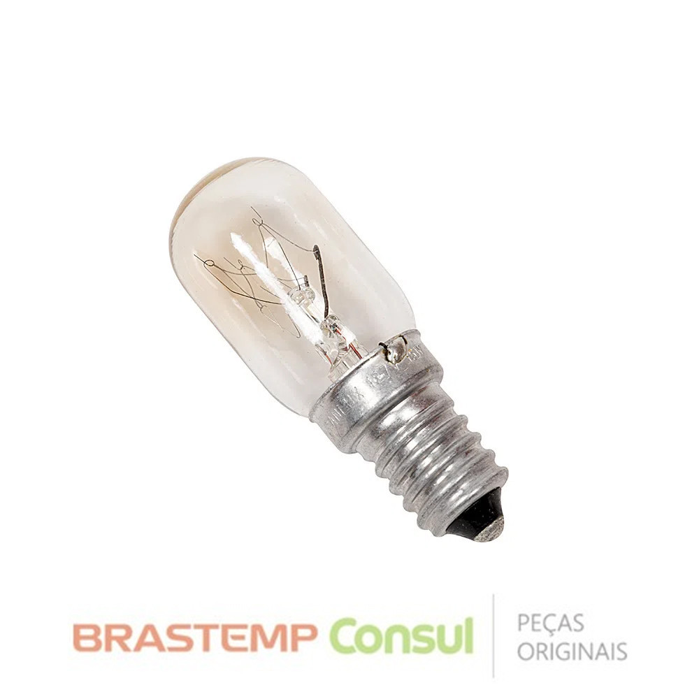 Lâmpada Incandescente Geladeira 127V 15W - Brastemp Consul