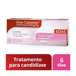 Gino-Canesten Creme Vaginal 10mg 35g 6 Aplicadores em Oferta na Shopee