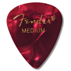 Kit com 12 Palhetas Fender Medium Celuloide Picks 351 Shape