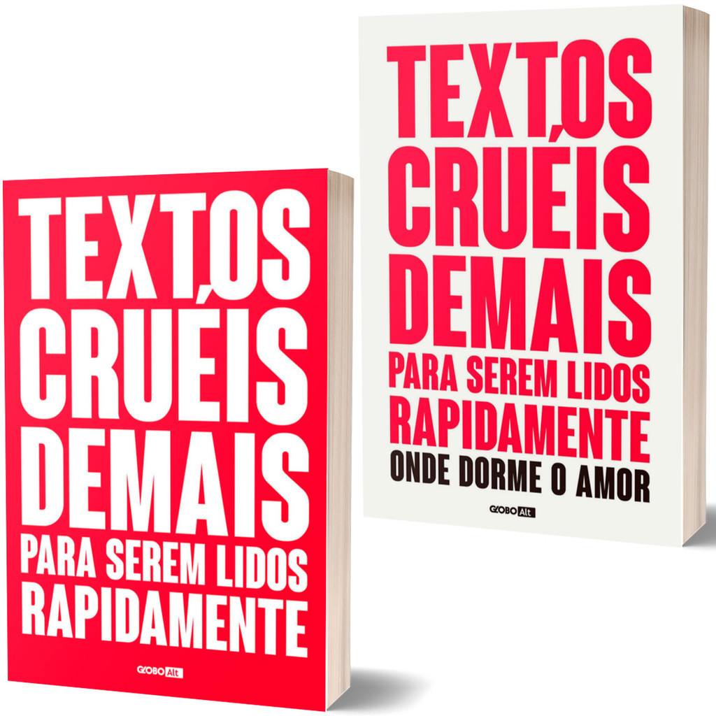 Kit Textos Cruéis Demais Para Serem Lidos Rapidamente + Onde Dorme O Amor - Igor Pires