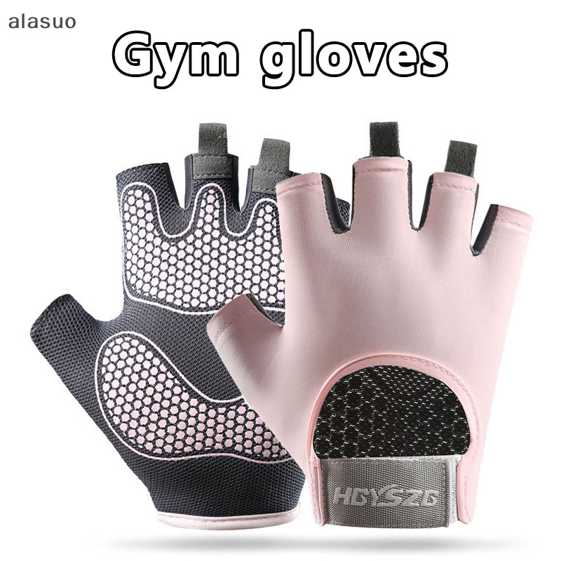 [alasuo] 1luvas De Ginástica Para Homens Luvas Mulheres Exercícios De Escalada