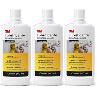 Kit com 3 Lubrificante Puxa Cabo 500ML 3M em Oferta na Shopee