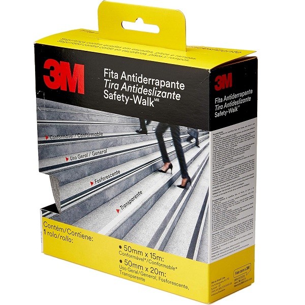 Fita Antiderrapante Safety WALK Cinza 50MM X 20M em Oferta na Shopee