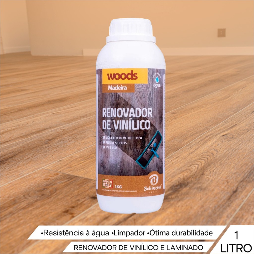 Renovador De Vinílico 1kg Limpa E Ativa A Cor - Kit 2 Und