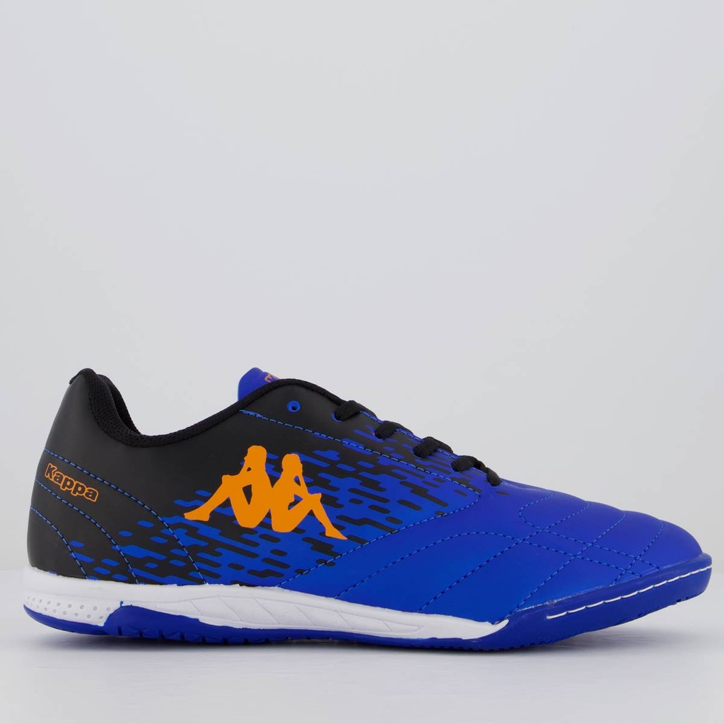 Chuteira Kappa San Diego Futsal Preta e Azul - Sports & Outdoors