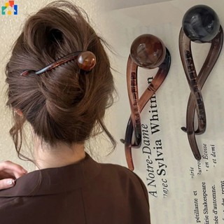 Nova Moda Meninas Rabo De Pônei Twist Hair Clip Plástico Acrílico Imitação Pérola Twisted Design Mulheres Clipes De Tubarão Acessórios De Cabelo em Oferta na Shopee