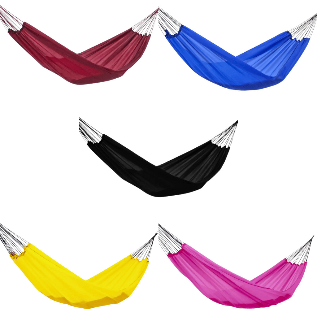 Rede de Descanso Dormir Garimpeiro Nylon Camping Pesca Selva Lazer Portátil Original de Jaguaruana