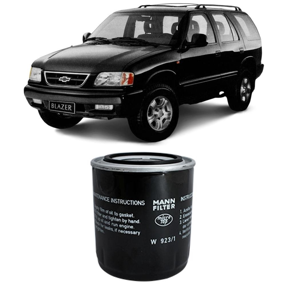 Filtro Óleo Chevrolet Blazer 2.5 96 A 2000 Mann - Spare Parts and Accessories for Vehicles