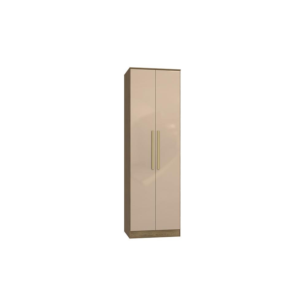Guarda-Roupa 2 Portas Kappesberg Adapt Nogueira/Macadâmia - Home & Living