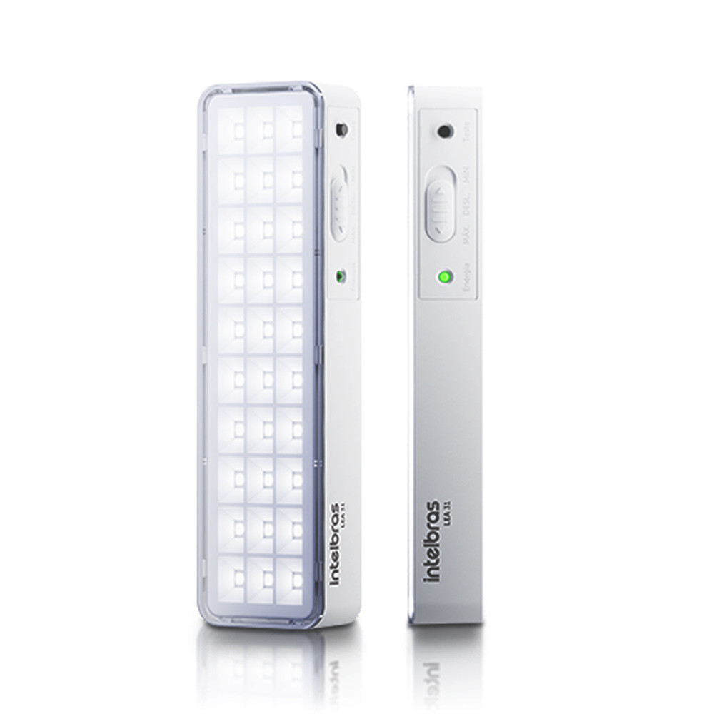 Luminária Luz de Emergência Led Intelbrás Autônoma Lea 31 com 30 Leds Branco Bivolt em Oferta na Shopee