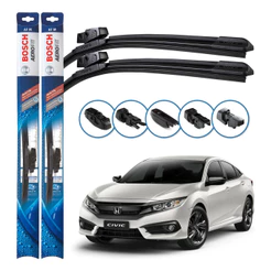 Par Palheta Limpador Honda Civic 2017 A 2024 Multiclip Bosch