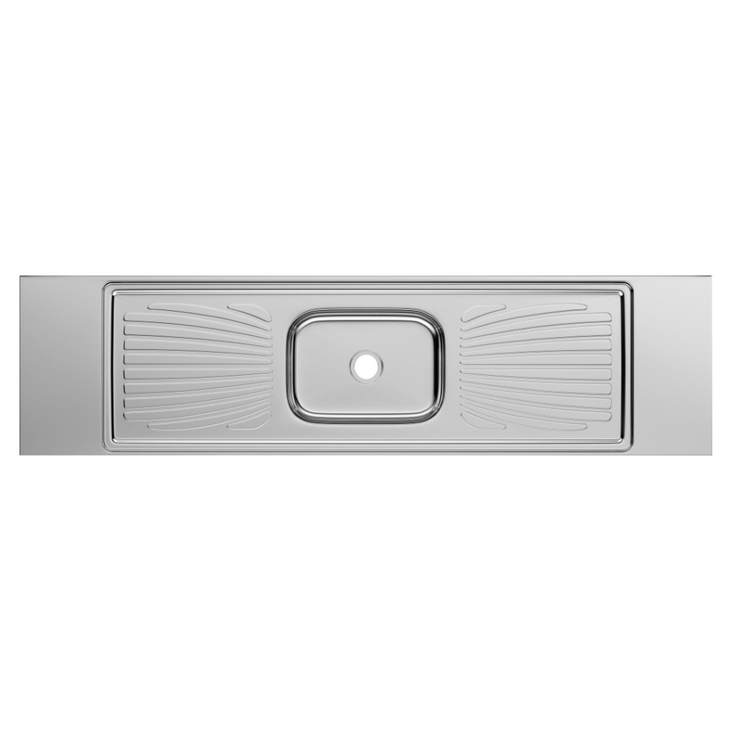 Pia para Cozinha Monobloco Inox 200x53cm Forminox Aço Inox - Home & Living