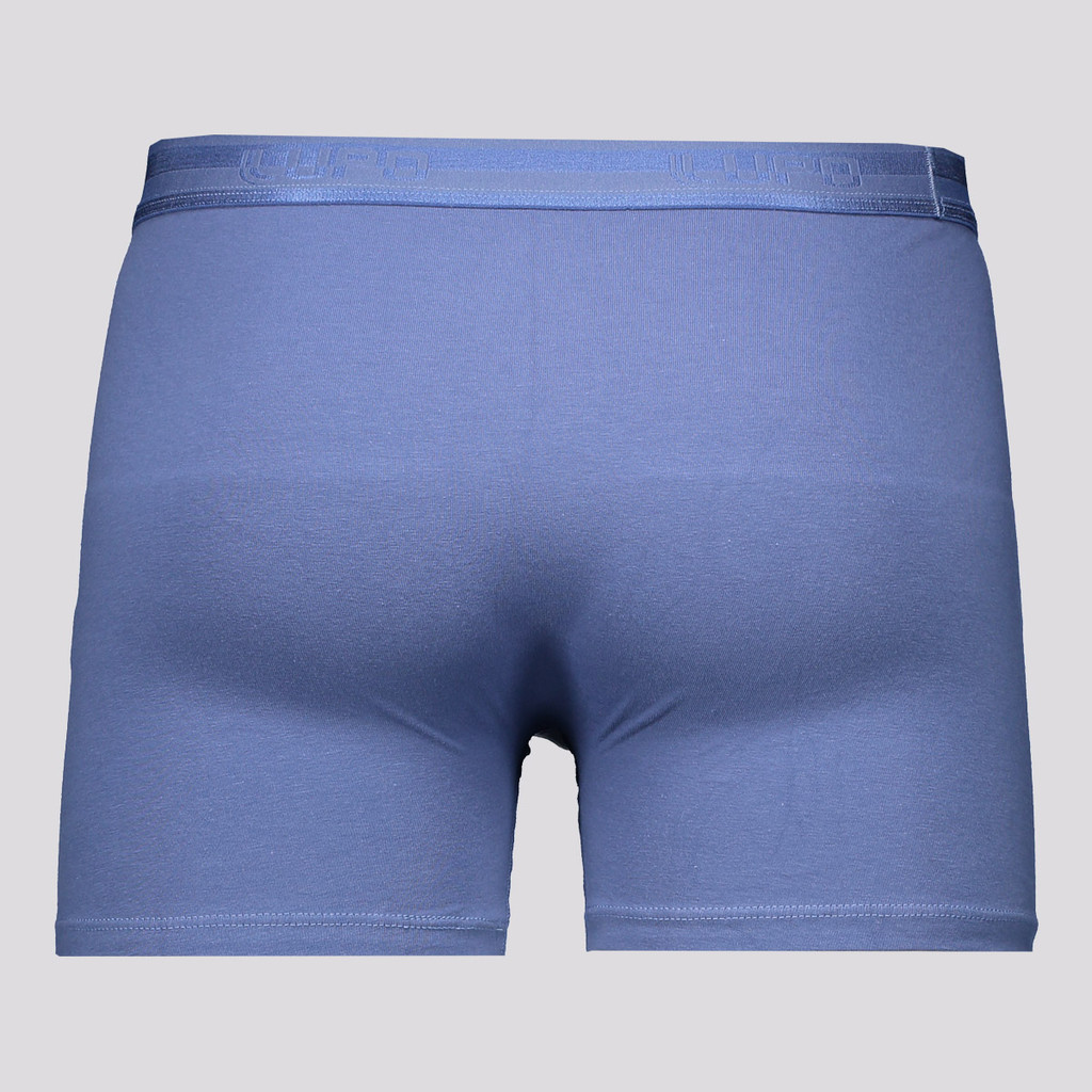 Detalhes do Kit de 3 Cuecas Boxer Lupo Elastic Soft Azul