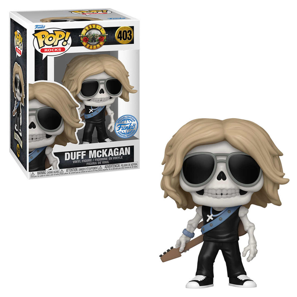 Funko Pop! Rocks Guns Roses Duff McKagan (Skeleton) 403