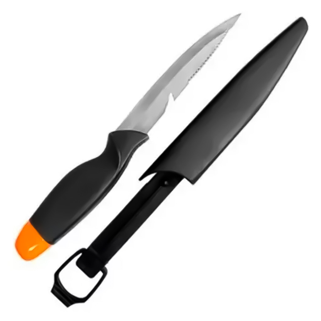 Faca Para Pesca Flutuante 5 Pol. Com Bainha Profissional Camping Ar Livre em Oferta na Shopee