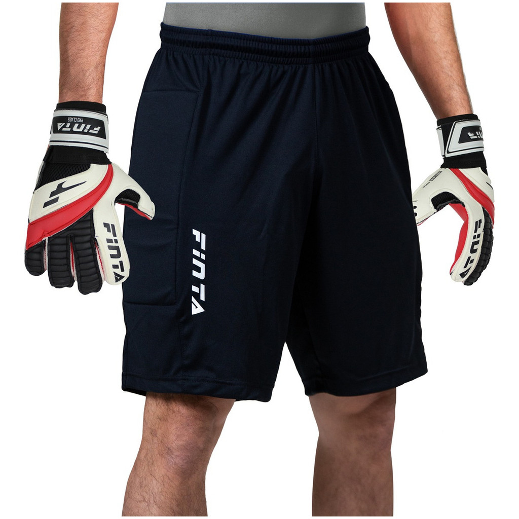 Bermuda De Goleiro Profissional Acolchoada Finta Futebol Campo Society Futsal Acolchoamento Top