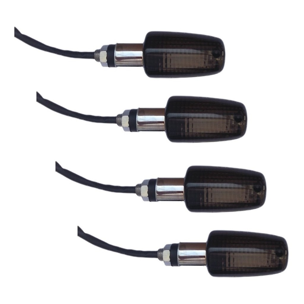 Mini Pisca Seta Cg Cromado Lente Fume Xre Cb300 Jogo 4 Gvs em Oferta na Shopee