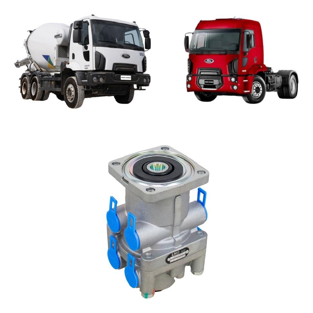 Válvula Pedal Novo Cargo 1317/ Novo Cargo 3133 Sistema KNORR (Sem Conexões, Sem Sensor)