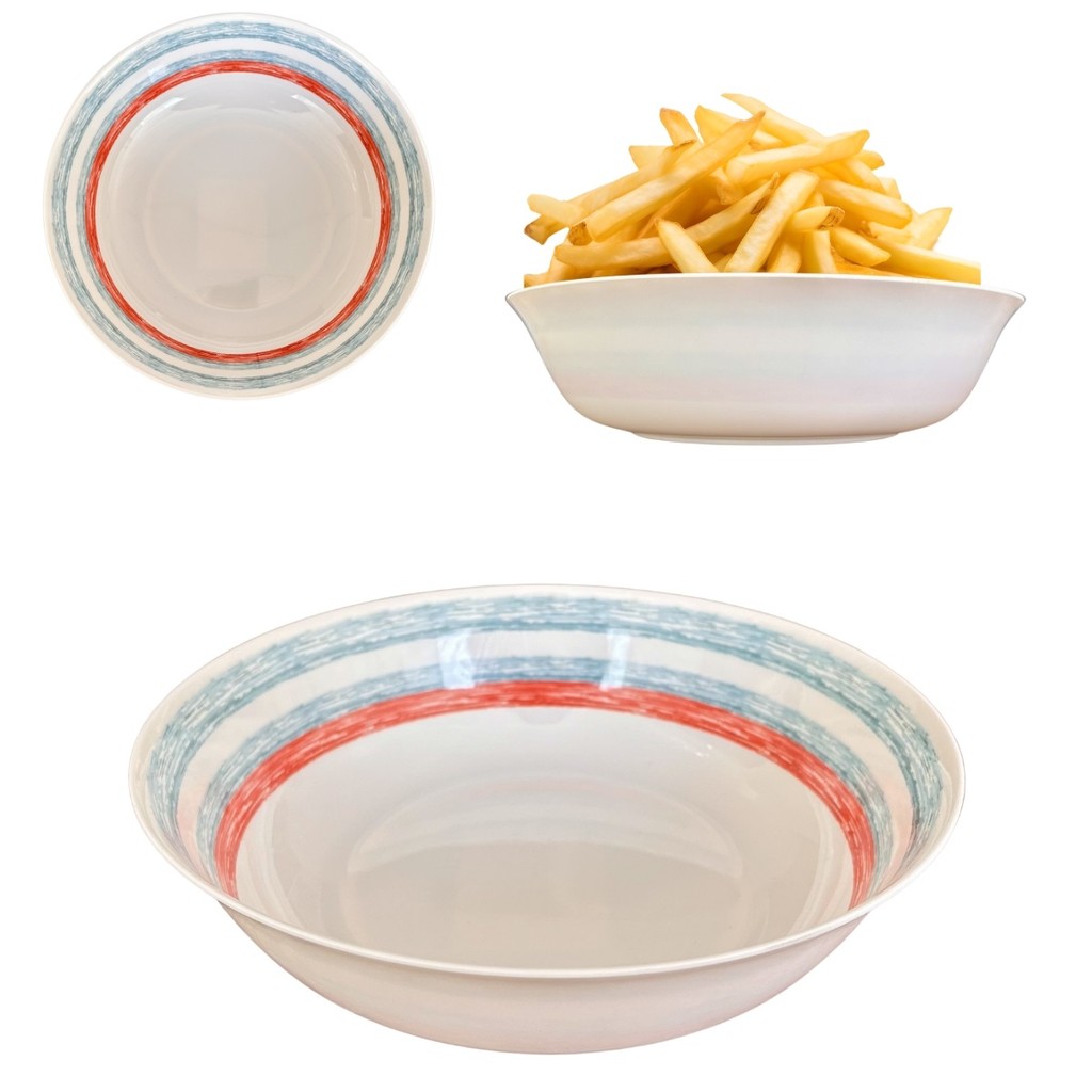 Tigela Bowl Saladeira Redonda Funda Melamina Cozinha 1,3L