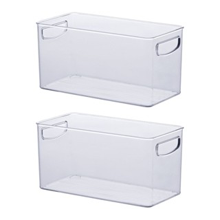 Organizador Geladeira Cozinha Acrílico 30x15x15 Cm Kit 2 Un Cor Transparente em Oferta na Shopee