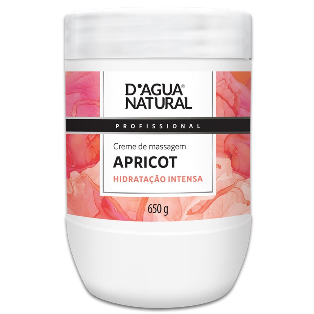Creme de Massagem Dagua Natural Apricot 650g Hidratação Intensa em Oferta na Shopee