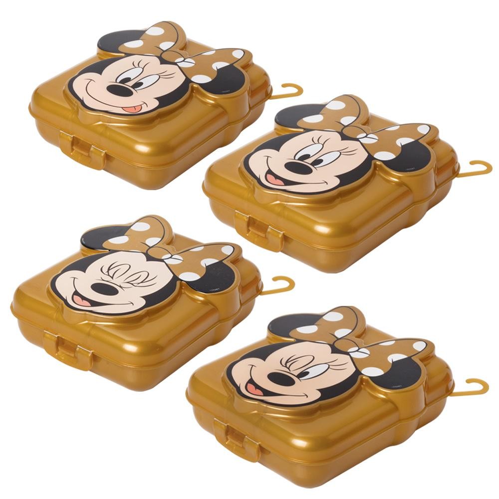 Sanduicheira Minnie 3D Lancheira Infantil 1 Peça Plasútil