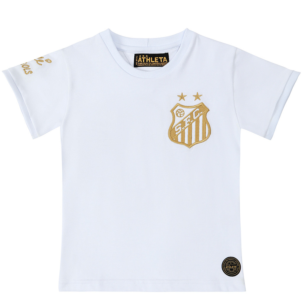 Camisa Santos Pelé Retrô Mil Gols Edição Limitada Infantil Oficial em Oferta na Shopee