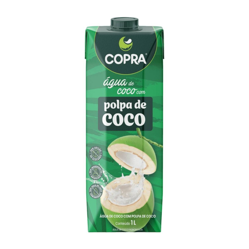 Copra Água de Coco com Polpa 1 litro
