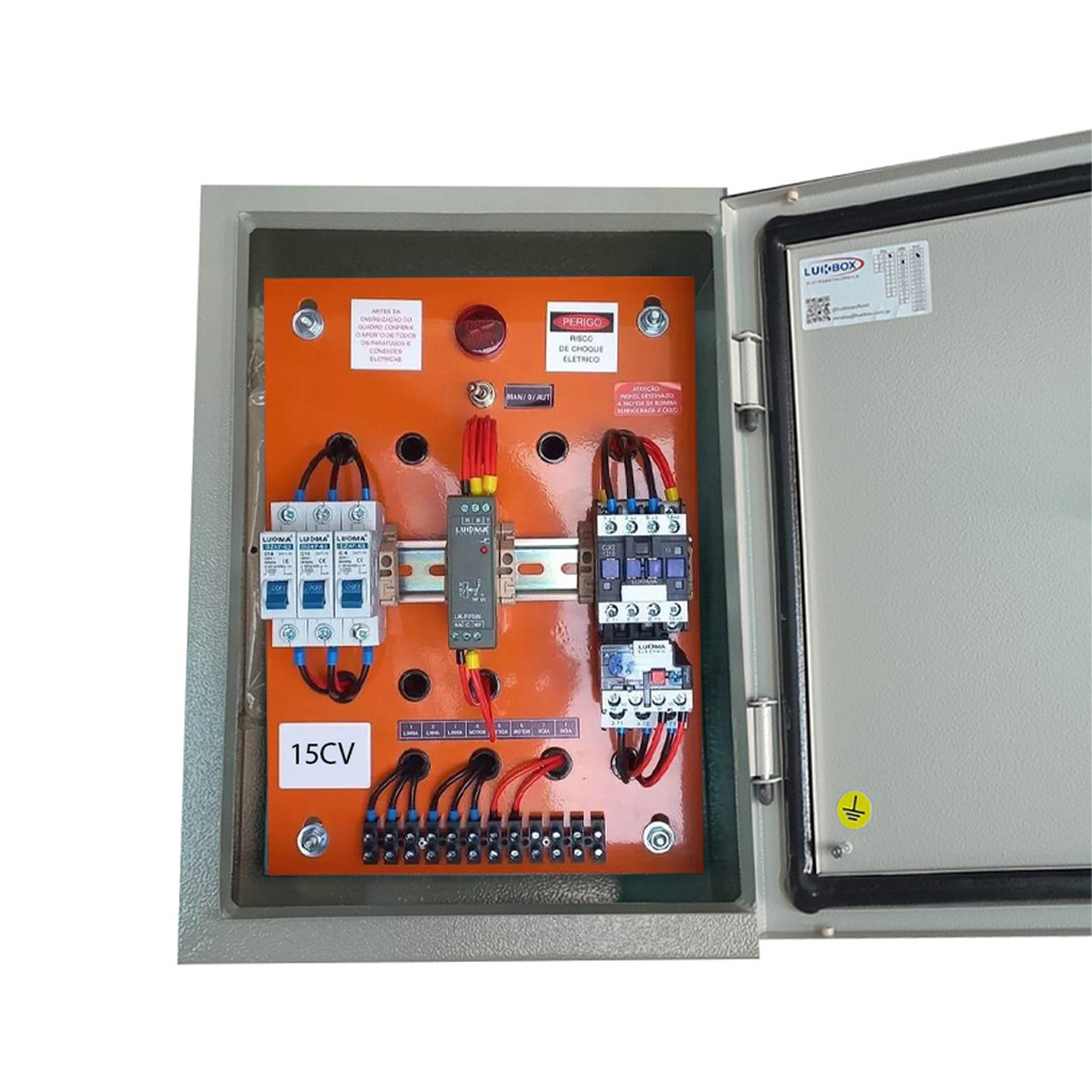 Painel de Partida Direta Trifásica PDTC 220V para Motor 15CV Lukma