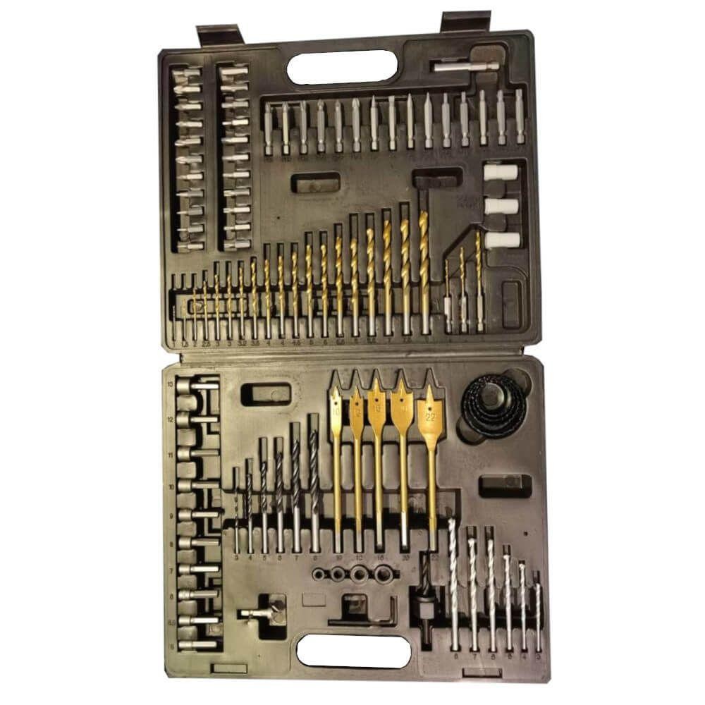 Maleta de Acessórios Benoá 101 Peças Conjunto Brocas em Oferta na Shopee