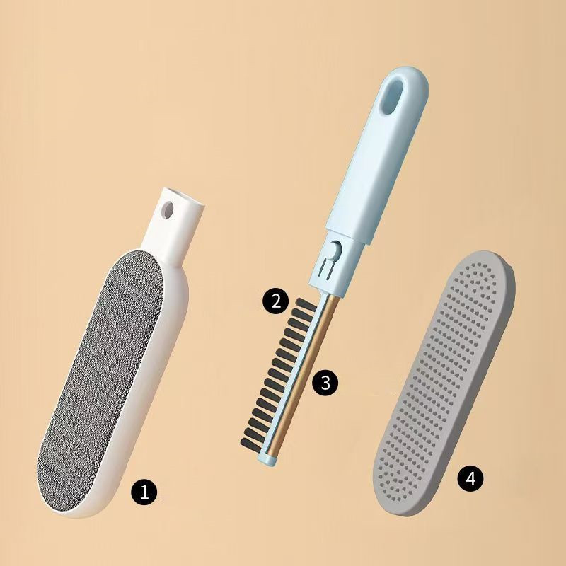 4 em 1 Escova Tira Pelos Removedora Magica De Pelos Cães Gatos Limpeza Para Roupas em Oferta na Shopee