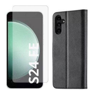 Capa Capinha Carteira + Película De Vidro 3D Samsung S24 FE em Oferta na Shopee