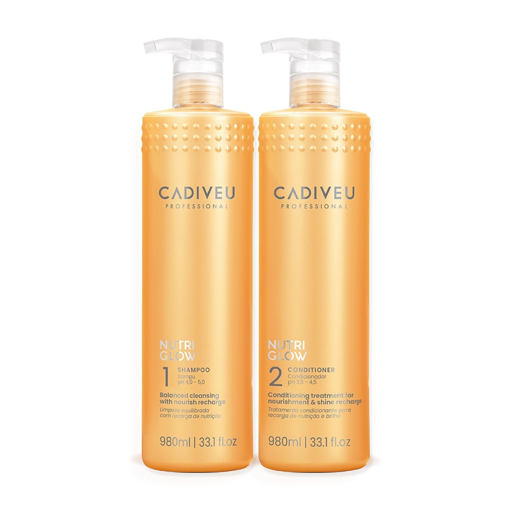 Kit Cadiveu Professional Nutri Glow Duo Litro (2 produtos) em Oferta na Shopee