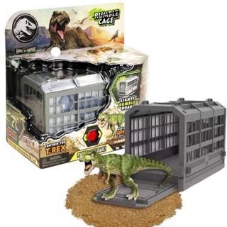Figura Jurassic World Jaula T-Rex Com Som E Resgate Surpresa F02144 - Fun em Oferta na Shopee