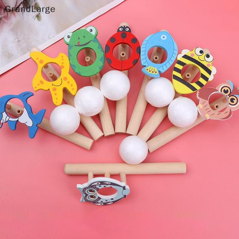 [GrandLarge] Brinquedos Exercitadores De Respiração Para Crianças Apito Bolas De Sopro Flutuantes Soprando Lançador De B em Oferta na Shopee