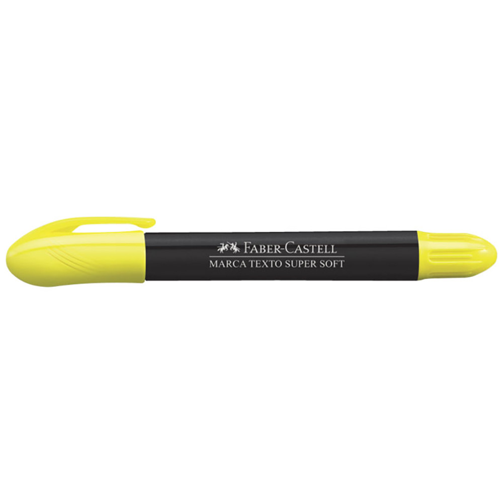 Detalhes do Pincel marca texto gel Supersoft Amarelo SM/1557 com 1 unidade Faber-Castell