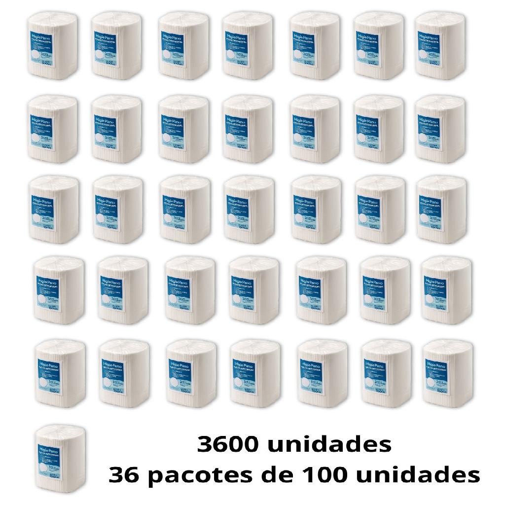 3600 Unidades Lenço Multiuso HigiePano - Toalha para Banho no Leito e Limpeza Corporal Ideal para Higiene