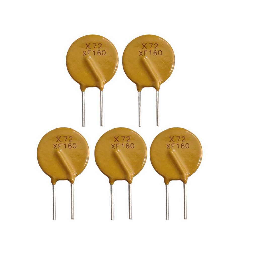 Kit 05 Fusível Rearmável 72V 1,6A RXEF160 Polyswitch