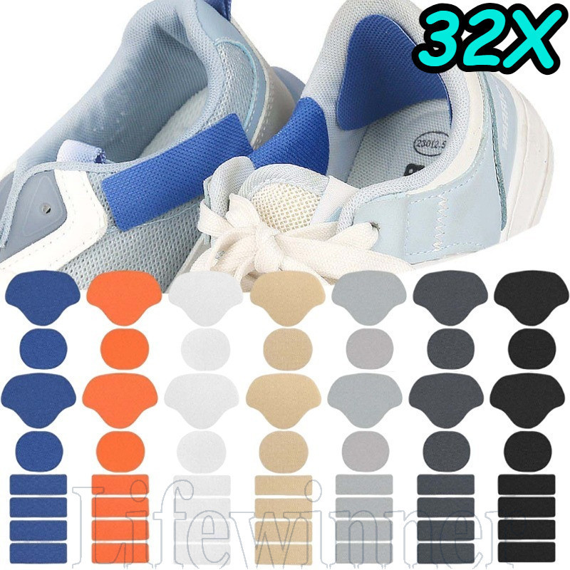 8-32 Pcs Patches De Reparo Vamp Autoadesivos-Para Mulheres E Homens-Adesivos De Calçados Esportivos-Protetor De Calcanha