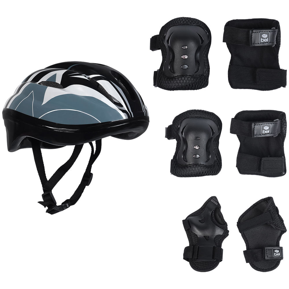 Kit Proteção Radical Completo Preto Bel - Sports & Outdoors