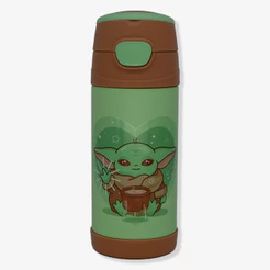 Garrafa Térmica Infantil Top Handle Baby Yoda – Star Wars
