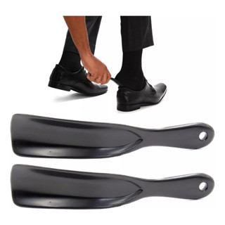 Kit 2 Calçadeiras Para Sapatos E Tênis Em Geral Cor Preto em Oferta na Shopee