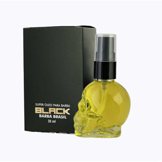 Óleo para Barba BLACK 35 ml - Nutrição, Brilho e Reparação - Barba Brasil em Oferta na Shopee