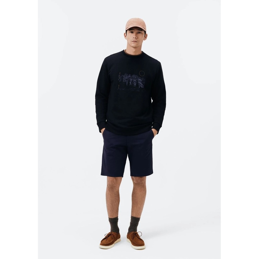 Bermuda Hering Basica Masculina Chino Azul Marinho