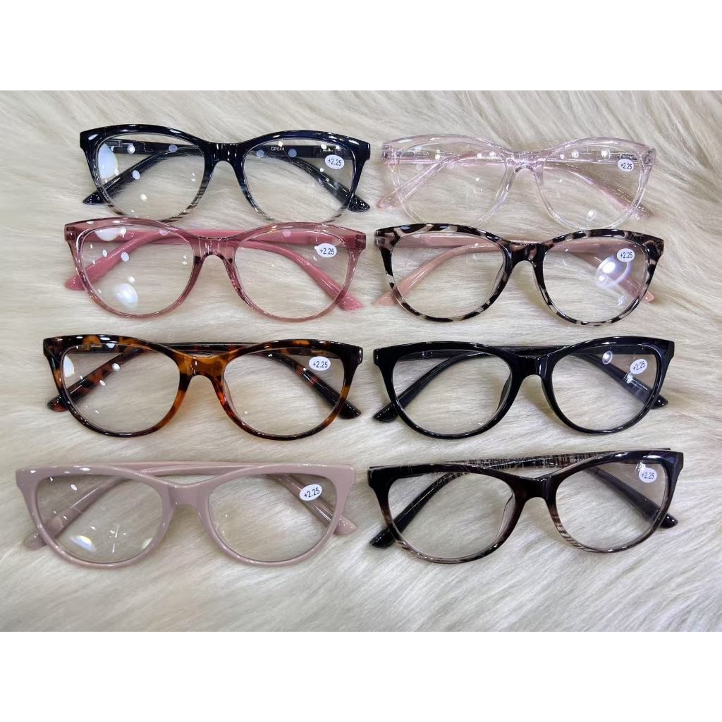 Oculos com grau pra leitura GP044 meio gatinho oval lacamento