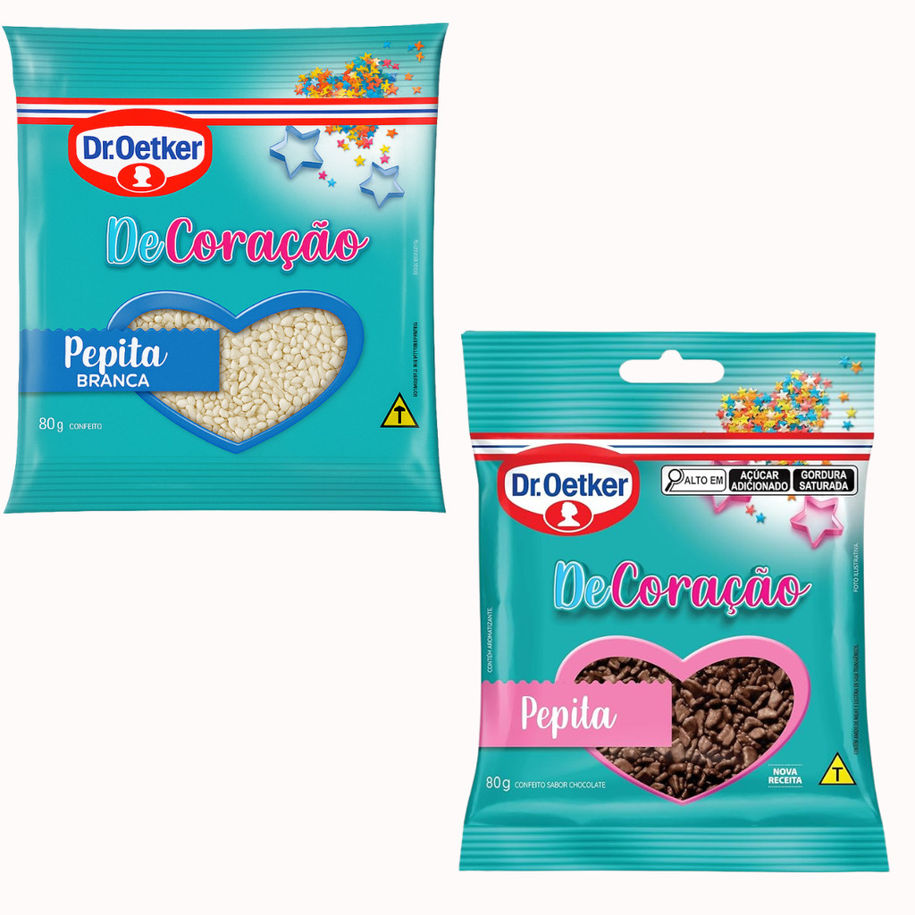 Kit C/ 2un Granulados Pepita 80g - Dr.oetker em Oferta na Shopee
