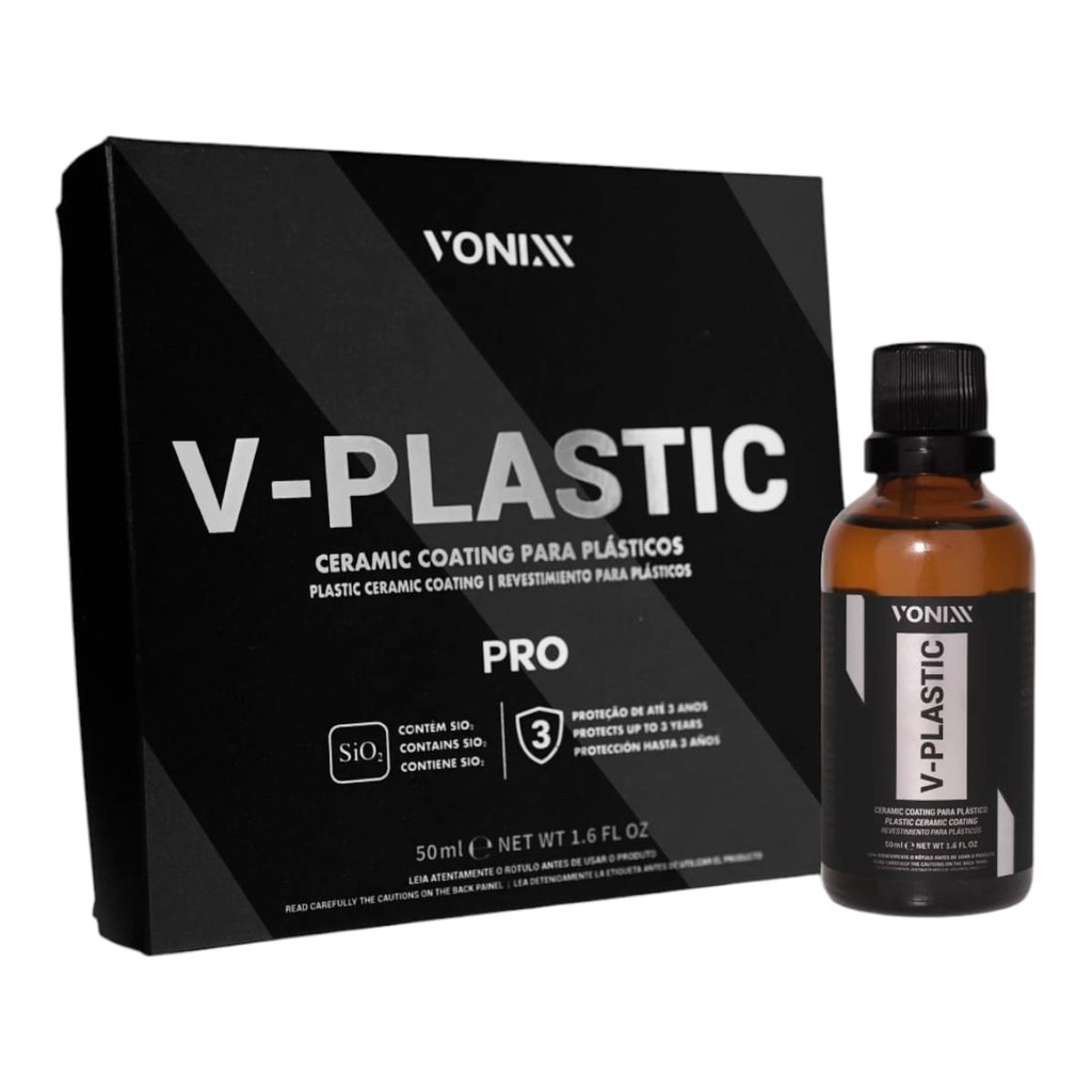 Vitrificador Para Plástico V-plastic Pro 50ml Vonixx